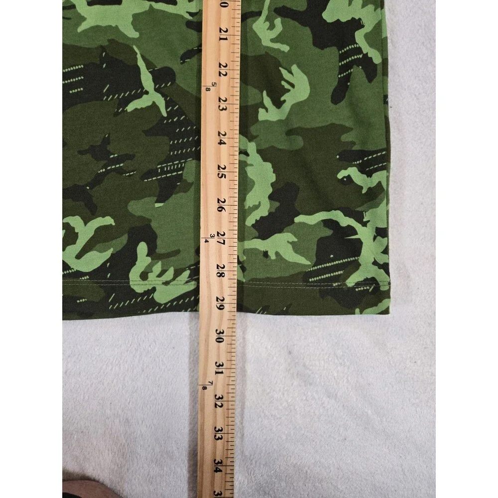 Mens The Nike Tee Oklahoma Sooners Camouflage Long Sleeve T Shirt Medium Green